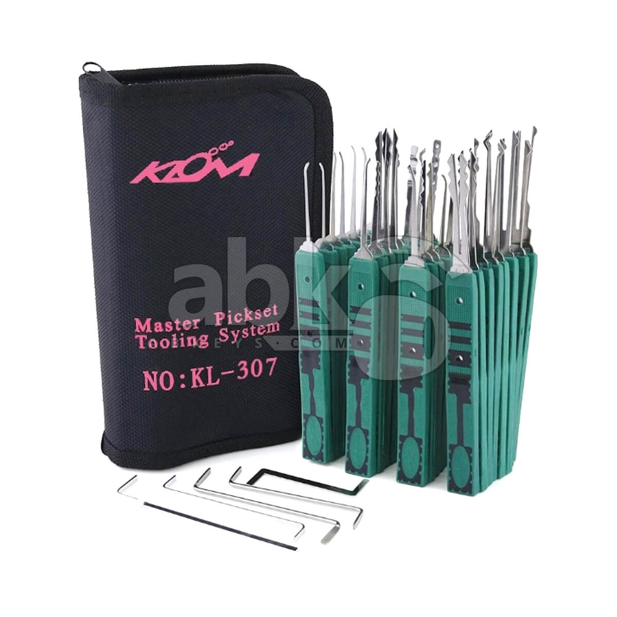 Klom Lock Picking Tools Set   Locksmith Pick Kit 32Pcs With Case   ABK 939   ABKEYS