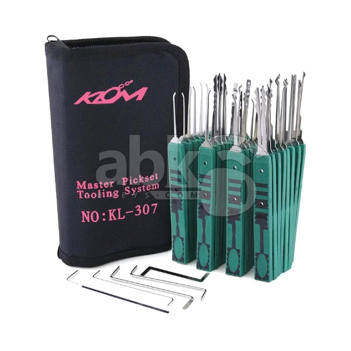 Klom Lock Picking Tools Set - Locksmith Pick Kit 32Pcs With Case - ABK-939 - ABKEYS.COM