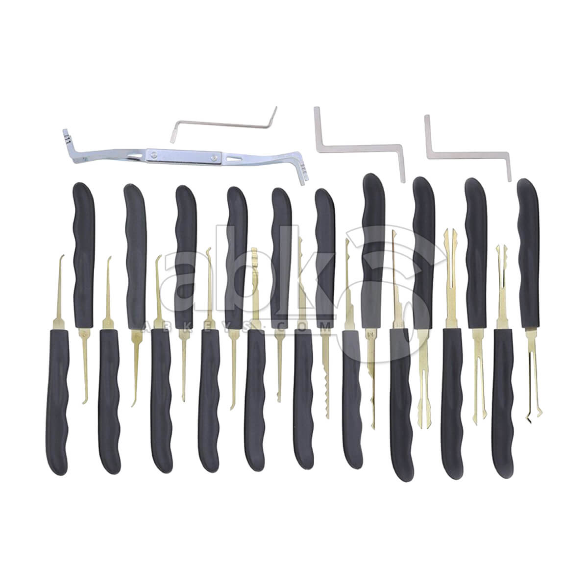 Goso Lock Picking Tools Set   Locksmith Pick Kit 21Pcs With Case   ABK 940   ABKEYS