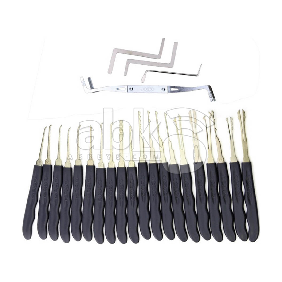 Goso Lock Picking Tools Set   Locksmith Pick Kit 21Pcs With Case   ABK 940   ABKEYS