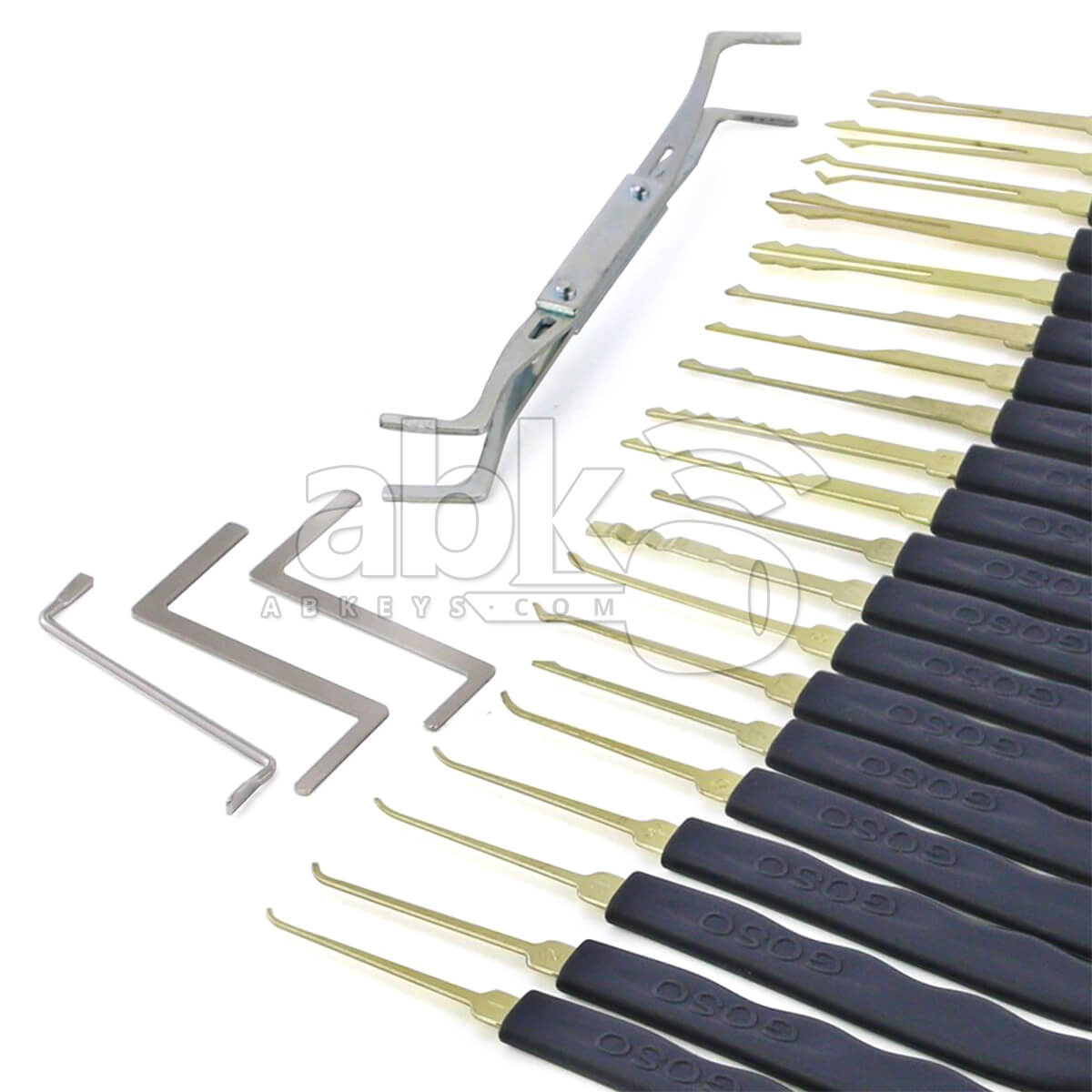 Goso Lock Picking Tools Set   Locksmith Pick Kit 21Pcs With Case   ABK 940   ABKEYS