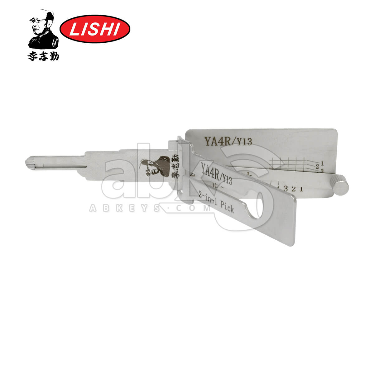 Y13 AG 2 in 1 Pick & Decoder for Yale Residential Lishi Tool Anti Glare