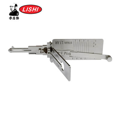 Оригинал Lishi HYN15 2-в-1 Отмычка и Декодер для Hyundai Инструмент Lishi