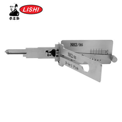 Original Lishi NH2 / B5 AG 2-in-1 Pick & Decoder for Mack / Kenworth Trucks Lishi Tool Anti Glare