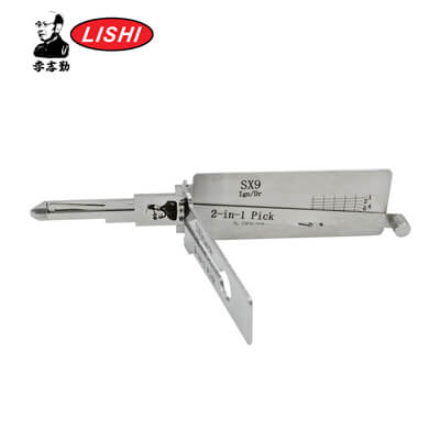 Оригинал Lishi SX9 Отмычка и Декодер 3-в-1 для Peugeot Инструмент Lishi