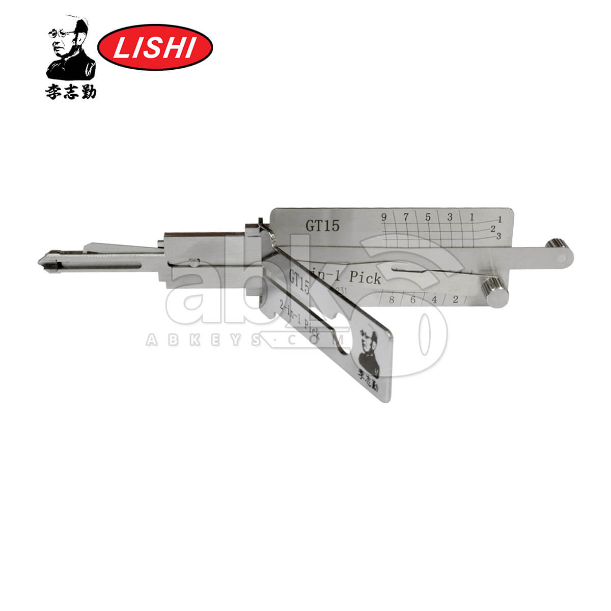 Original Lishi GT15 2-in-1 Pick & Decoder for Fiat Lishi Tool - ABK-970 - ABKEYS.COM