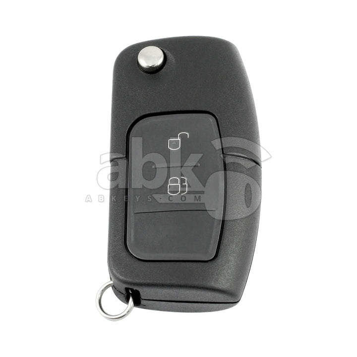 Ford EcoSport 2013+ Flip Remote 2Buttons 1782036 433MHz 5WK48791 HU101 - ABK-982 - ABKEYS.COM