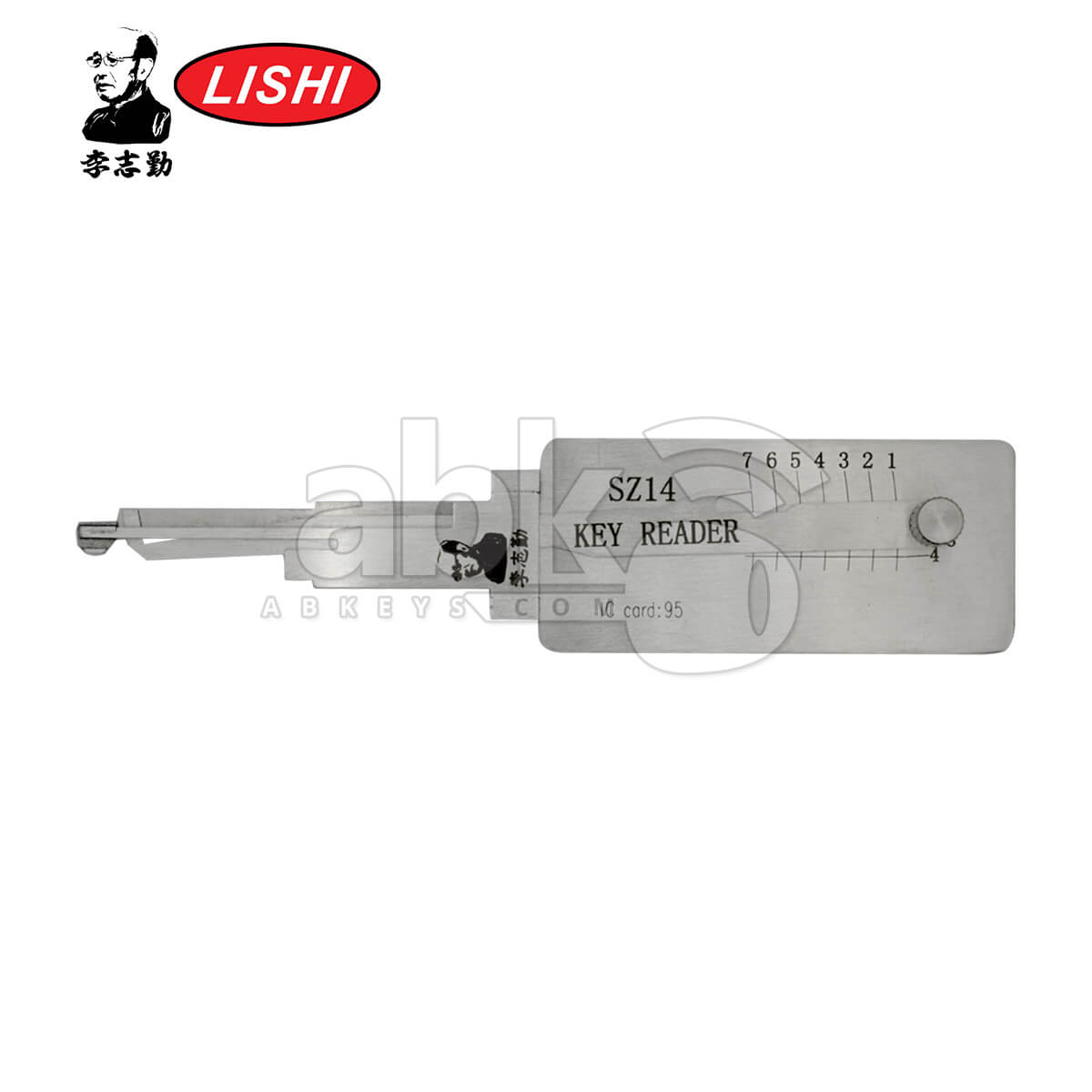 Original Lishi SZ14R V2 Decoder & Reader for Suzuki Lishi Tool ABK