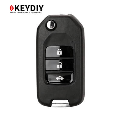 KeyDiy KD Universal Remote B Series Honda Type With 3Buttons B10-3 - ABK-1010-B10-3 - ABKEYS.COM