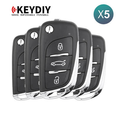 KeyDiy KD Universal Remote B Series Peugeot Citroen Type With 3Buttons B11 5Pcs Bundle -