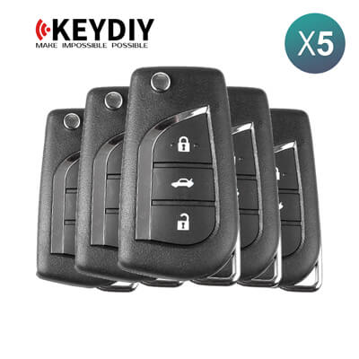 KeyDiy KD Универсальный Пульт Серии B Тип Toyota С 3Кнопками B13 5 шт Комплект
