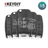 KeyDiy KD Universal Remote B Series Kia Type With 3Buttons B19-3 5Pcs Bundle - ABK-1010-B19-3-OFF5 -