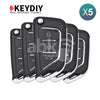 KeyDiy KD Universal Remote B Series Cadillac Type With 3Buttons B21-3 5Pcs Bundle -