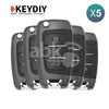 KeyDiy KD Universal Remote B Series Hyundai Type With 3Buttons B25 5Pcs Bundle - ABK-1010-B25-OFF5 -