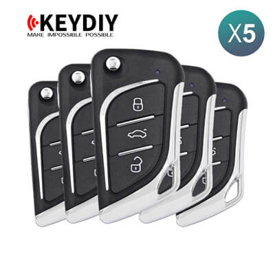 KeyDiy KD Universal Remote B Series Cadillac Type With 3Buttons B30 5Pcs Bundle - ABK-1010-B30-OFF5