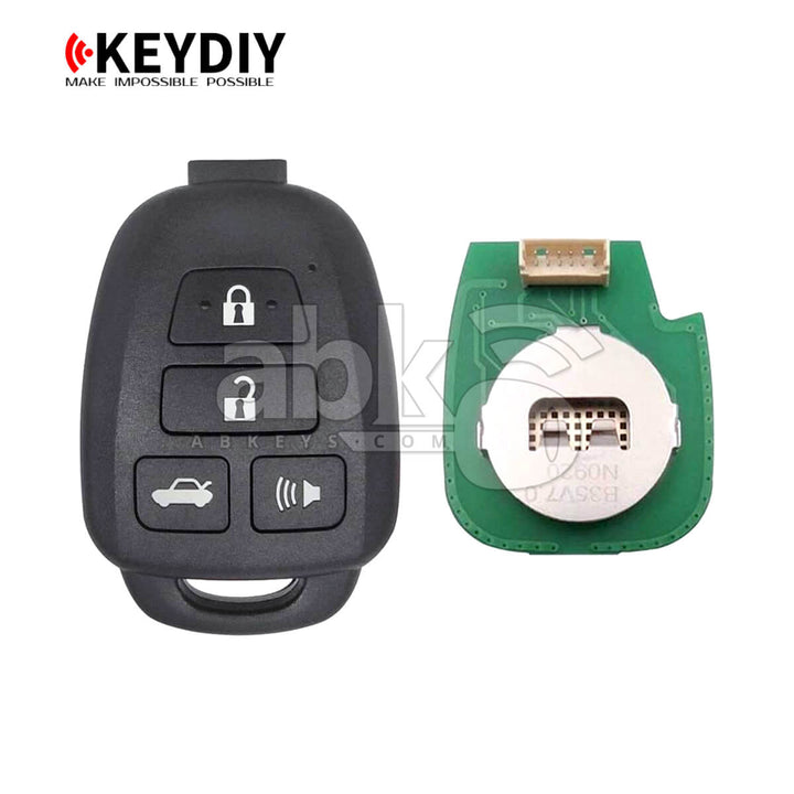 KeyDiy KD Universal Remote B Series Toyota Type With 4Buttons B35-4 - ABK-1010-B35-4 - ABKEYS.COM