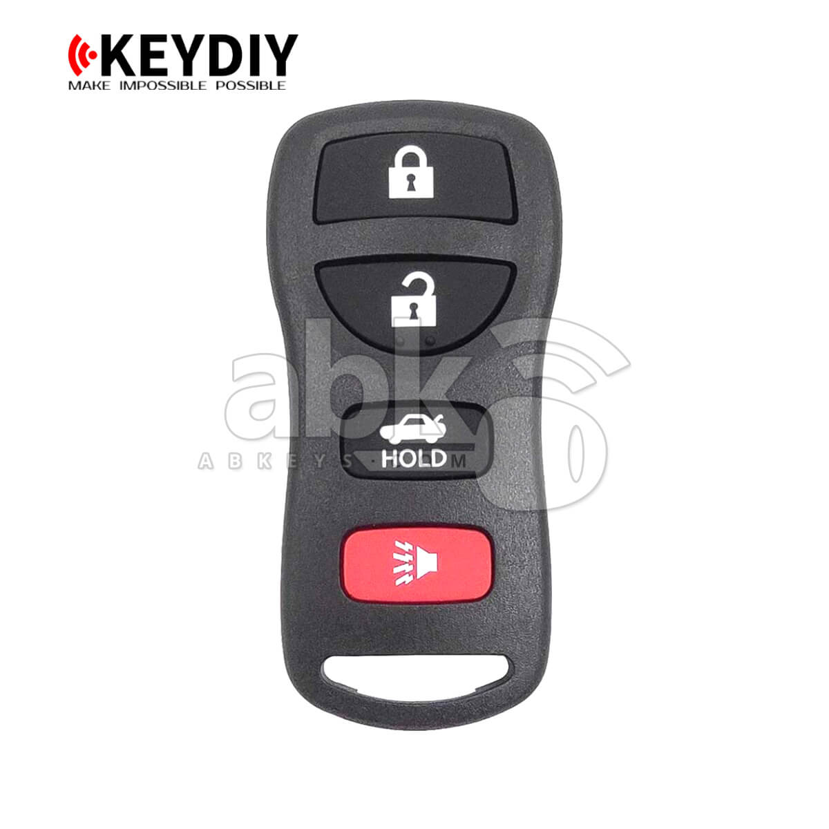 KeyDiy KD Universal Remote B Series Nissan Type With 4Buttons B36-4 - ABK-1010-B36-4 - ABKEYS.COM