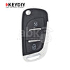 KeyDiy KD Universal Remote NB Series Peugeot Citroen Type With 2Buttons NB11-2 - ABK-1011-NB11-2 -