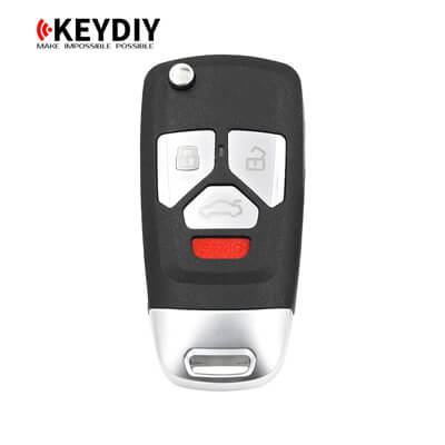 KeyDiy KD Universal Remote NB Series Audi Type With 4Buttons NB27-4 - ABK-1011-NB27-4 - ABKEYS.COM