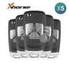 Xhorse VVDI Key Tool Audi Style Wired Flip Remote 3Buttons XKAU01EN 5Pcs Bundle -