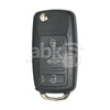Xhorse VVDI Key Tool Volkswagen Style Wired Flip Remote 3Buttons XKB501EN - ABK-1015-XKB501EN -