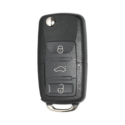 Xhorse VVDI Key Tool Volkswagen Style Wired Flip Remote 3Buttons XKB501EN - ABK-1015-XKB501EN -