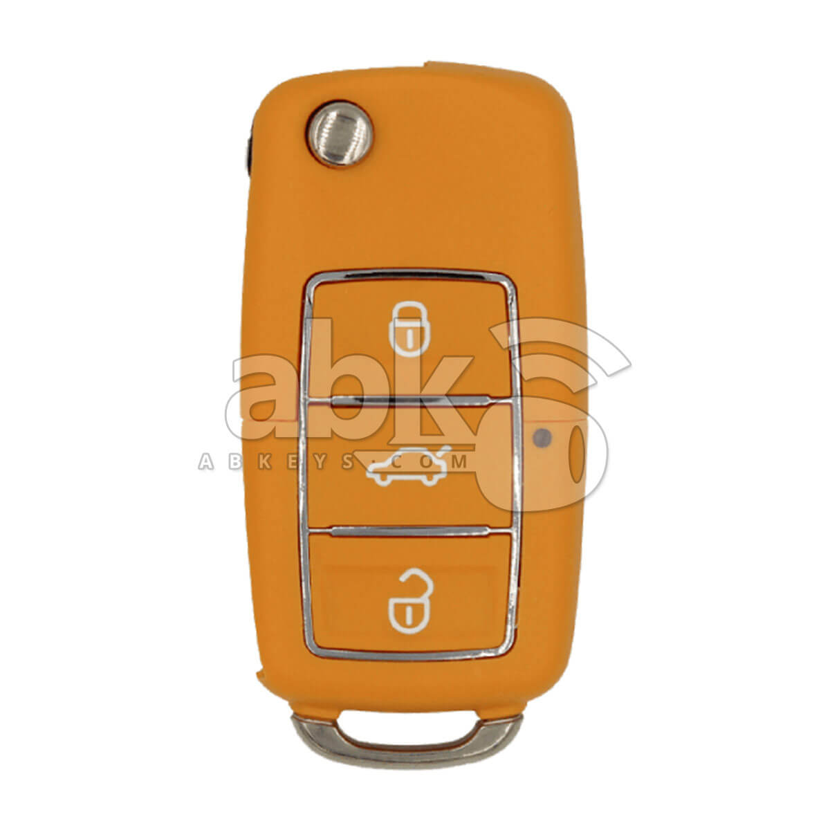 Xhorse VVDI Key Tool Volkswagen Style Wired Flip Remote 3Buttons Orange XKB505EN - ABK-1015-XKB505EN