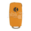 Xhorse VVDI Key Tool Volkswagen Style Wired Flip Remote 3Buttons Orange XKB505EN - ABK-1015-XKB505EN