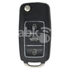 Xhorse VVDI Key Tool Volkswagen Style Wired Flip Remote 3Buttons XKB506EN - ABK-1015-XKB506EN -