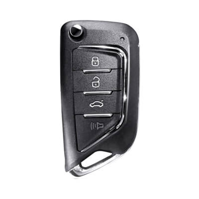 Xhorse VVDI Key Tool Cadillac Style Wired Flip Remote 4Buttons XKCD02EN - ABK-1015-XKCD02EN -