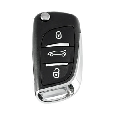 Xhorse VVDI Key Tool Peugeot Citroen Style Wired Flip Remote 3Buttons XKDS00EN - ABK-1015-XKDS00EN -