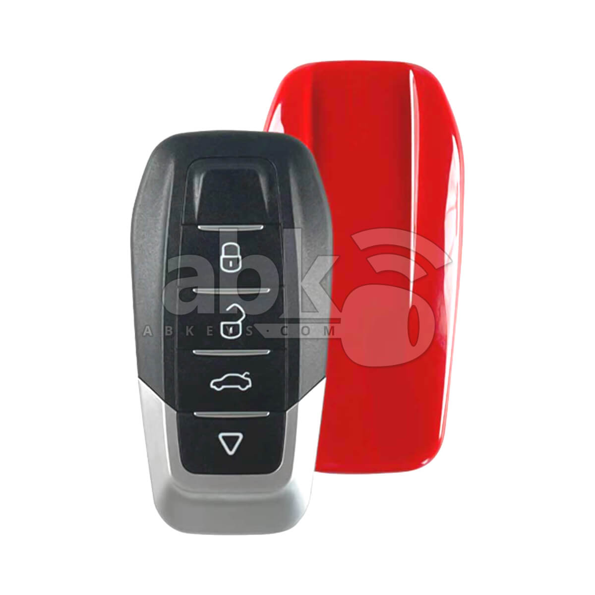 Xhorse VVDI Key Tool Wired Remote Control 4Buttons XKFEF2EN Red - ABK-1015-XKFEF2EN - ABKEYS.COM