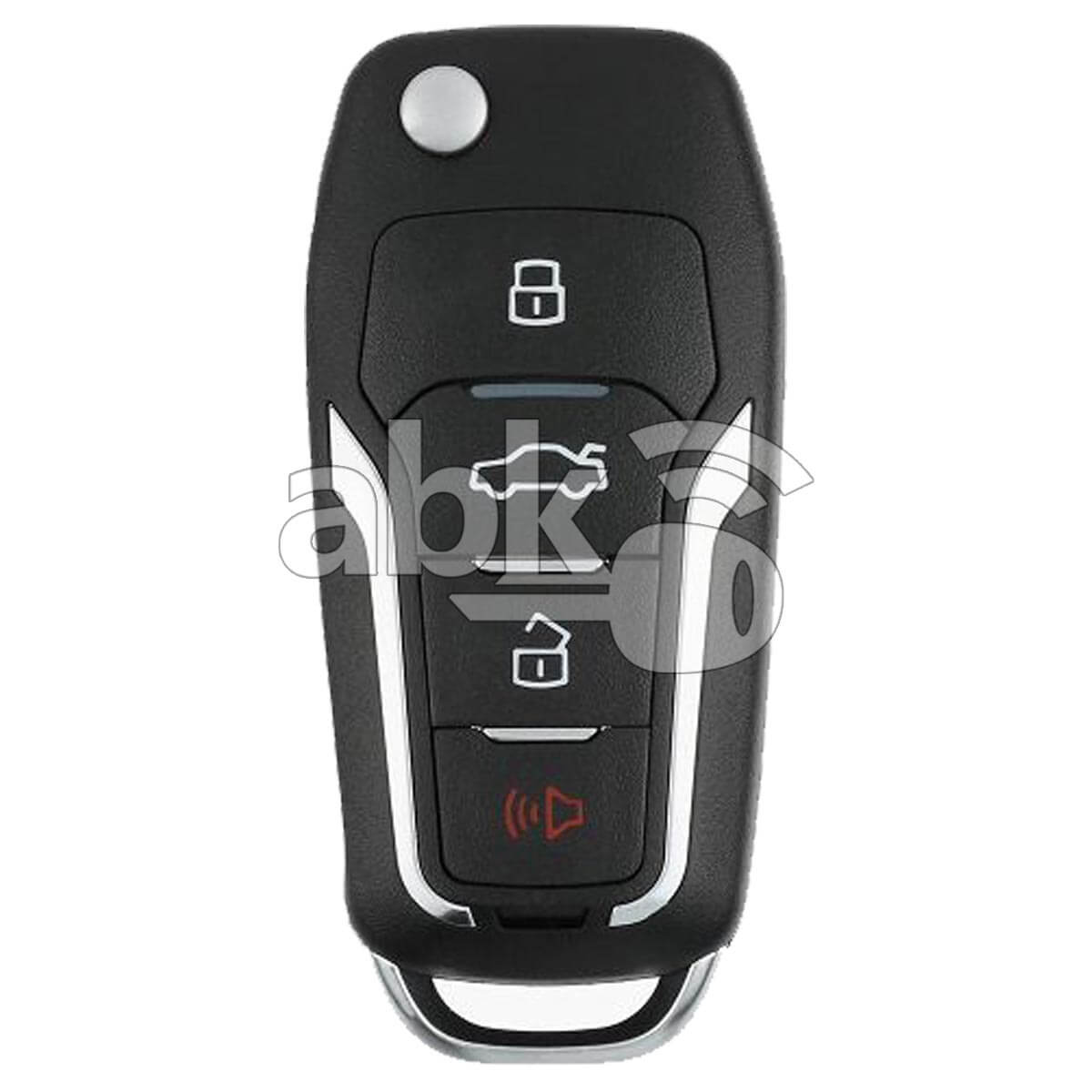 Xhorse VVDI Key Tool Ford Style Wired Flip Remote 4Buttons XKFO01EN - ABK-1015-XKFO01EN - ABKEYS.COM
