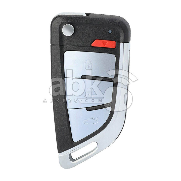 Xhorse VVDI Key Tool Knife Style Wired Flip Remote 4Buttons XKKF20EN - ABK-1015-XKKF20EN -