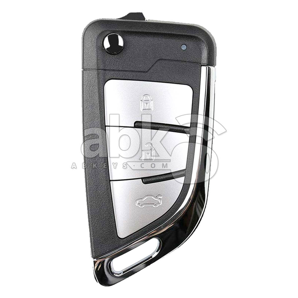 Xhorse VVDI Key Tool Bmw Style Wired Remote 3Buttons XKKF21EN - ABK-1015-XKKF21EN - ABKEYS.COM