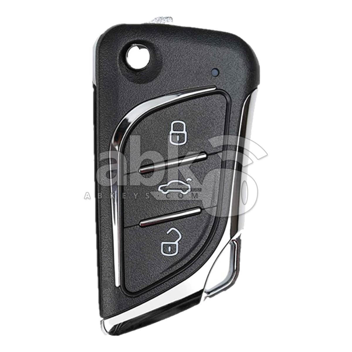 Xhorse VVDI Key Tool Lexus Style Wired Remote 3Buttons XKLKS0EN - ABK-1015-XKLKS0EN - ABKEYS.COM