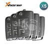 Xhorse VVDI Key Tool Volkswagen Style Wired Flip Remote 3Buttons XKMQB1EN 5Pcs Bundle -