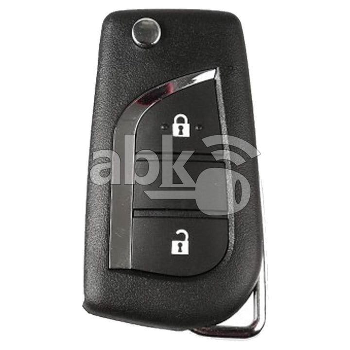 Xhorse VVDI Key Tool Toyota Style Wired Flip Remote 2Buttons XKTO01EN - ABK-1015-XKTO01EN -