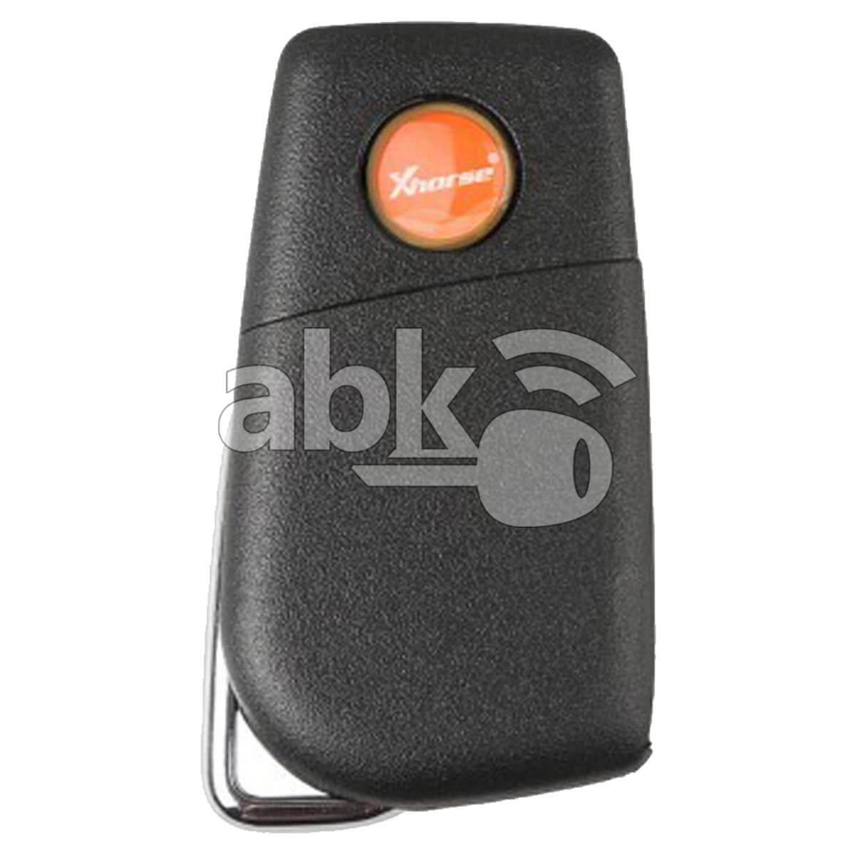 Xhorse VVDI Key Tool Toyota Style Wired Flip Remote 2Buttons XKTO01EN   ABK 1015 XKTO01EN  