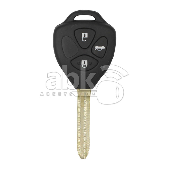Xhorse VVDI Key Tool Toyota Style Wired Key Head Remote 3Buttons TOY43 XKTO03EN - ABK-1015-XKTO03EN
