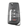 Xhorse VVDI Key Tool Toyota Style Wired Flip Remote 4Buttons XKTO10EN - ABK-1015-XKTO10EN -