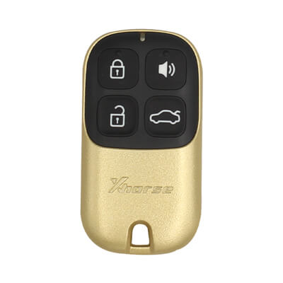 Xhorse VVDI Key Tool Controle Remoto Dourado Com Fio, 4Botões XKXH02EN