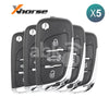 Xhorse VVDI Key Tool Peugeot Citroen Style Wireless Flip Remote 3Buttons XNDS00EN 5Pcs Bundle -