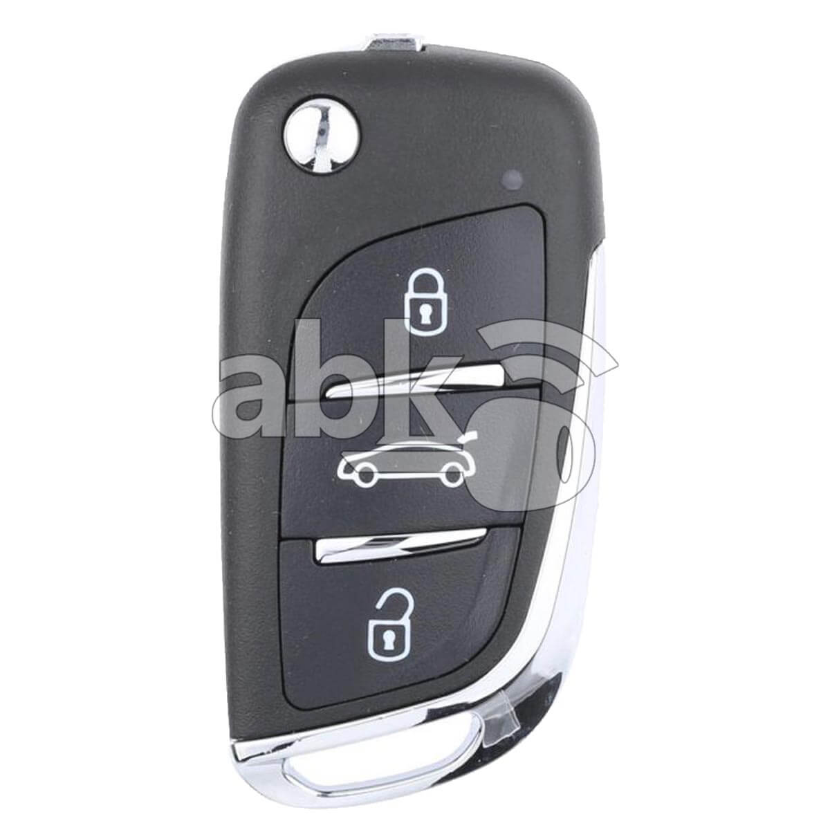 Xhorse VVDI Key Tool Peugeot Citroen Style Wireless Flip Remote 3Buttons XNDS00EN  