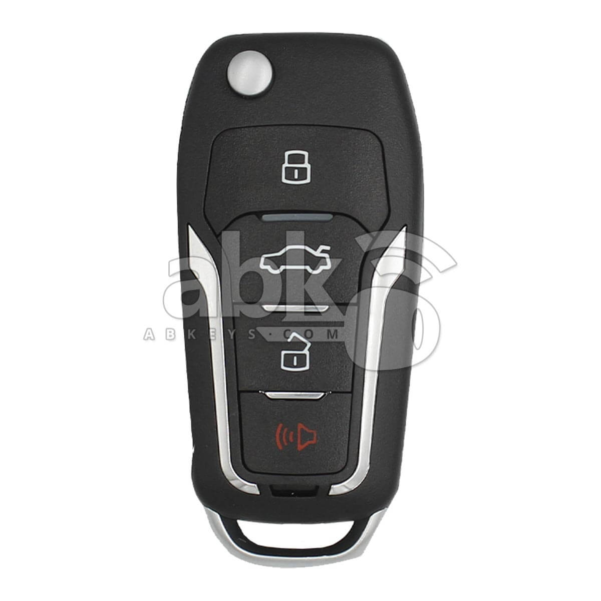 Xhorse VVDI Key Tool Ford Style Wireless Flip Remote 4Buttons XNFO01EN   ABK 1016 XNFO01EN  