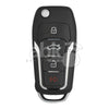 Xhorse VVDI Key Tool Ford Style Wireless Flip Remote 4Buttons XNFO01EN - ABK-1016-XNFO01EN -