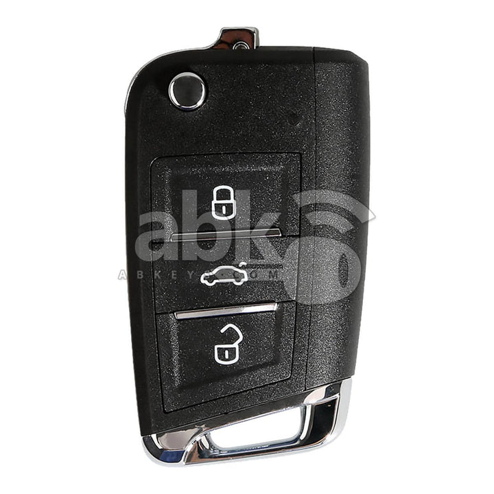 Xhorse VVDI Key Tool Volkswagen Style Super Remote 3Buttons XT27 Super Chip XEMQB1EN -
