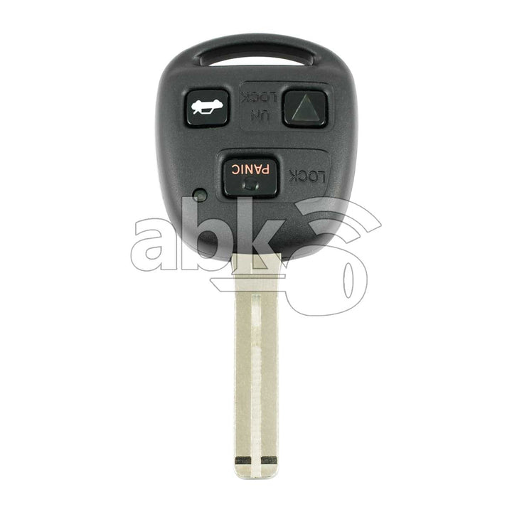 Genuine Lexus ES GS IS LS 1998+ Key Head Remote 3Buttons 89070-50170 315MHz HYQ1512V TOY48 - ABK-101