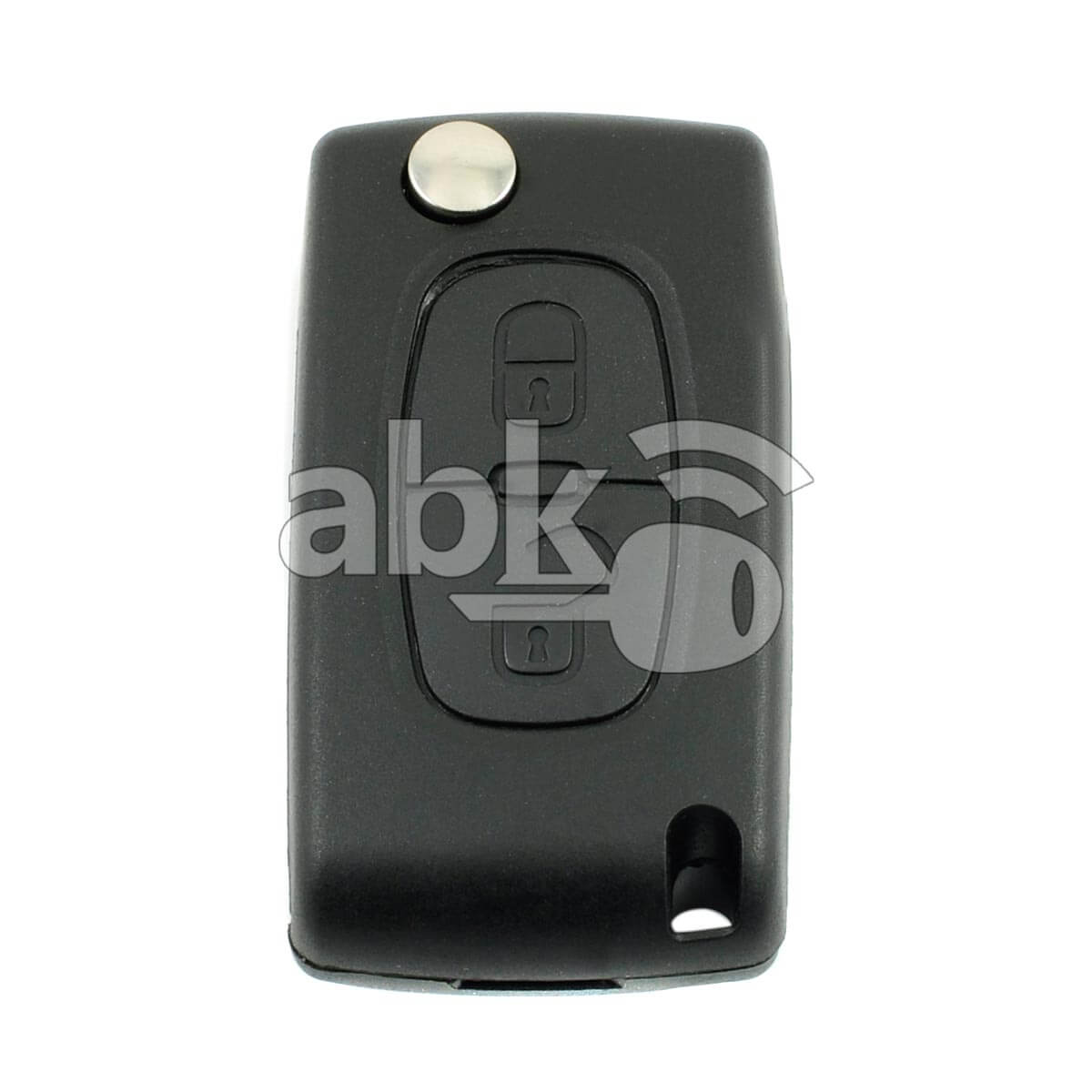 Genuine Citroen C2 C3 2005+ Flip Remote 2Buttons 649086 643424 433MHz CE0536 - ABK-1028 - ABKEYS.COM