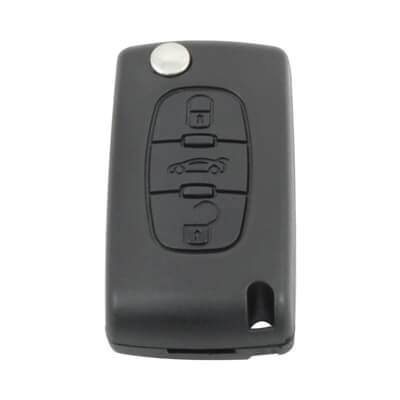 Genuine Citroen C2 C3 2005+ Flip Remote 3Buttons 433MHz CE0536 - ABK-1030 - ABKEYS.COM